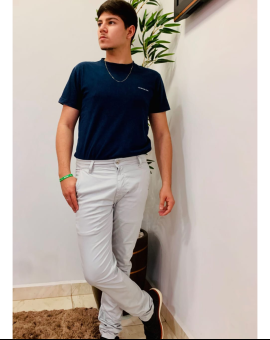 Calça Jeans Esporte Fino Masculino Reta