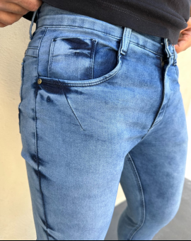 Calça Jeans Masculina Skinny Sky Clean