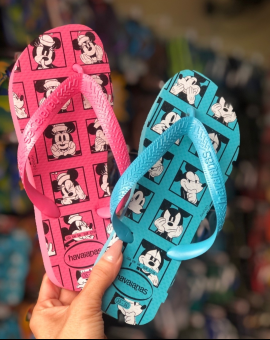 Chinelo Havaianas Mickey Personagens Disney