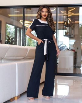 Conjunto Feminino Calça Pantalona e Blusa