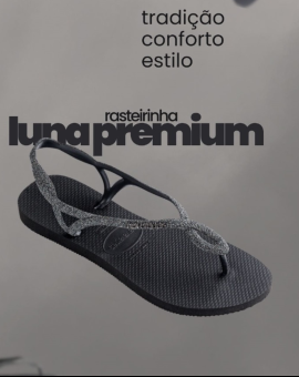 Rasteirinha Havaianas Luna Premium Confortável