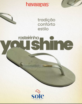 Rasteirinha Havaianas You Shine Slim