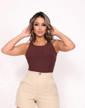 Regata Feminina Gola Quadrada Coladinha Atacado na Rua 44 Goiânia