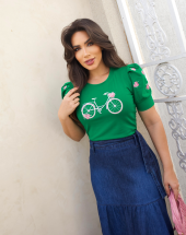 Saia Longa Jeans Moda Evangélica Atacado na Rua 44 Goiânia