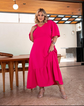 Vestido Plus Size Midi 3 Marias Moda Cristã