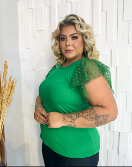 Blusa Plus Size Lisa Moda Evangélica