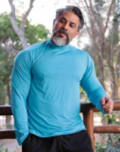 Camisa Masculina com Proteção UV Gola Alta Atacado na Rua 44 Goiânia