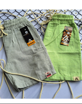 Bermuda Infantil de Linho para Menino