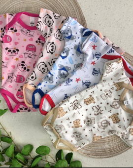 Body Infantil para Recém Nascidos Estampado