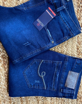 Calça Jeans Masculina com Bolso Bordado Atacado na Rua 44 Goiânia