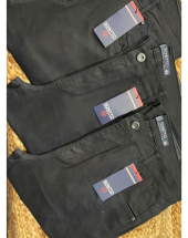 Calça Jeans Masculina Preta Corte Reto Coladinho Atacado na Rua 44 Goiânia