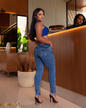 Calça Skinny Jeans Feminina com Bolsos Atacado na Rua 44 Goiânia