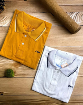 Camisa Infantil Polo Menino 100% Algodão