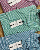 Camisa Masculina Mini Xadrez Social Atacado na Rua 44 Goiânia