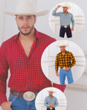 Camisa Xadrez Moda Country Masculina Atacado na Rua 44 Goiânia