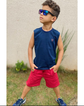 Conjunto de Menino Regata e Short Infantil