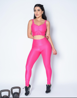 Conjunto de Treinar com Calça Legging e Top