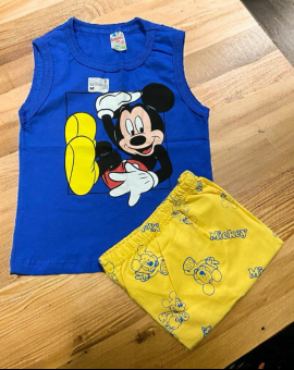 Conjunto Infantil Menino Estampa do Mickey