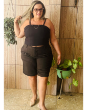 Conjunto Plus Size Feminino Short e Cropped Atacado na Rua 44 Goiânia