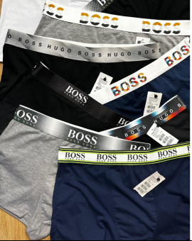 Cueca Boss 100% Algodão Box Masculina