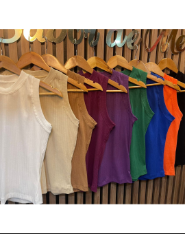 Regata Feminina Canelada Lisa