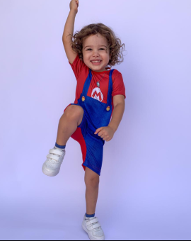 Roupa Infantil Fantasia do Mario para Menino