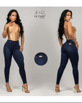 Calça Jeans Lavagem Escura Feminina Skinny