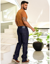 Calça Jeans Masculina com Lavagem Escura Atacado na Rua 44 Goiânia