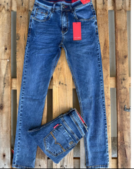 Calça Jeans Masculina Reta