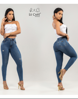 Calça Jeans Skinny Feminina Cintura Alta