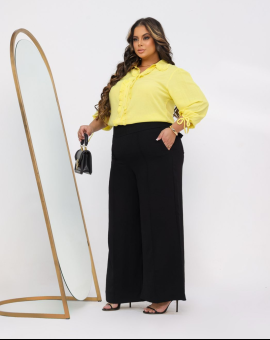 Camisa Plus Size Feminina Social Lisa