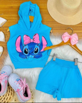 Conjunto de Criança com Estampa Stich