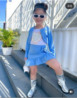 Conjunto de Menina Infantil Saia e Casaco