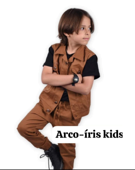 Conjunto Infantil Menino Calça e Colete