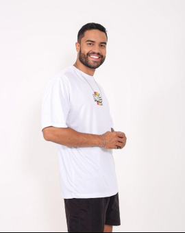 T-Shirt Masculina Branca Básica