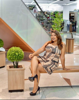 Vestido Plus Size Curto de Alcinha Estampado