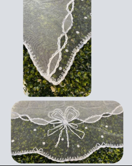 Véu da CCB Bordas de Tule