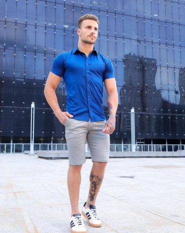 bermuda-social-masculina-coladinha-bege-atacado-rua-44-goiania 