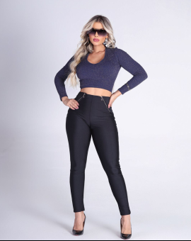 Calça Feminina Preta Coladinha