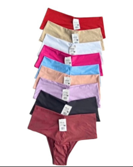 Calcinha com Cós Alto e Reforço na Cintura