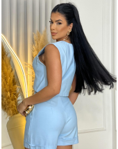 Conjunto Feminino de Alfaiataria Short e Colete Atacado na Rua 44 Goiânia