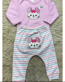 Conjunto Infantil para Menina Recém Nascida