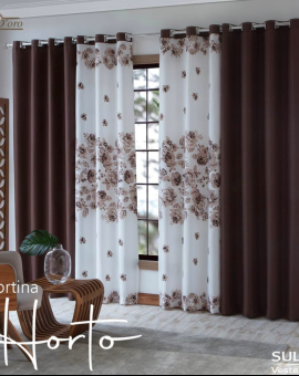 Cortina Estampada para Casa