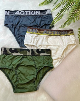 Cueca Infantil com Elástico no Cós