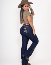 Calça Feminina Bordada Moda Country Atacado na Rua 44 Goiânia