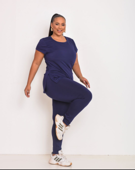 Calça Legging de Academia Plus Size