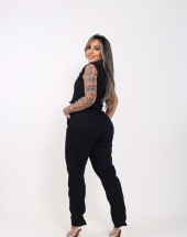 Calça Preta Feminina Cintura Alta Atacado na Rua 44 Goiânia