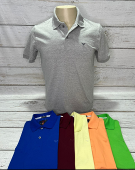 Camisa Polo Masculina Manga Curta