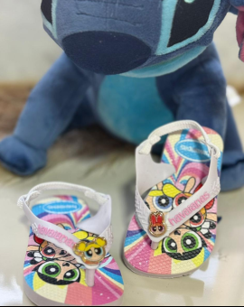 Chinelo Havaianas Infantil Meninas Super Poderosas