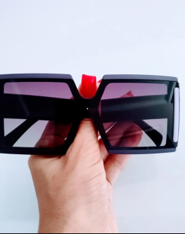 Óculos Verão Quadrado Grande Feminino